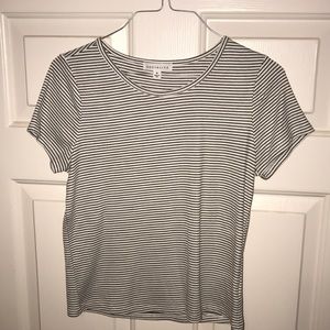 Black & white striped shirt